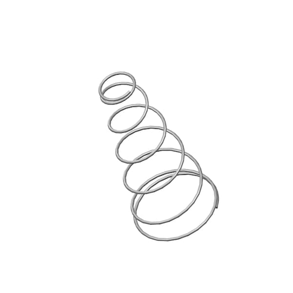 Approved Vendor Taper Spring, Lo= 0.875 , So= 0.375 , W= 0.03 G609989567 - main